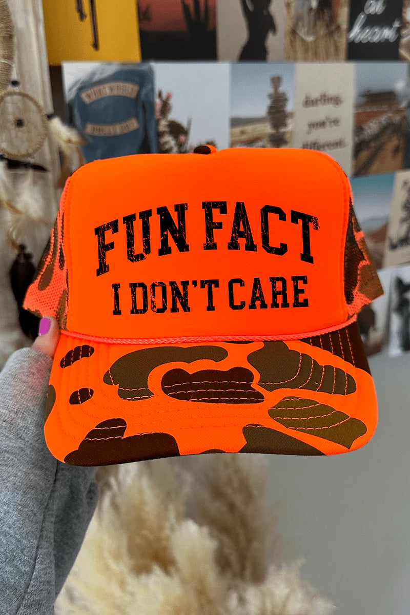Fun Fact Cap